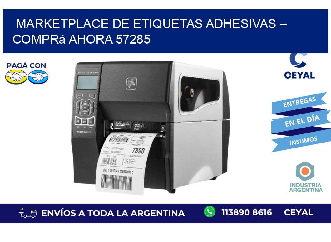 Marketplace de Etiquetas Adhesivas – Comprá Ahora 57285