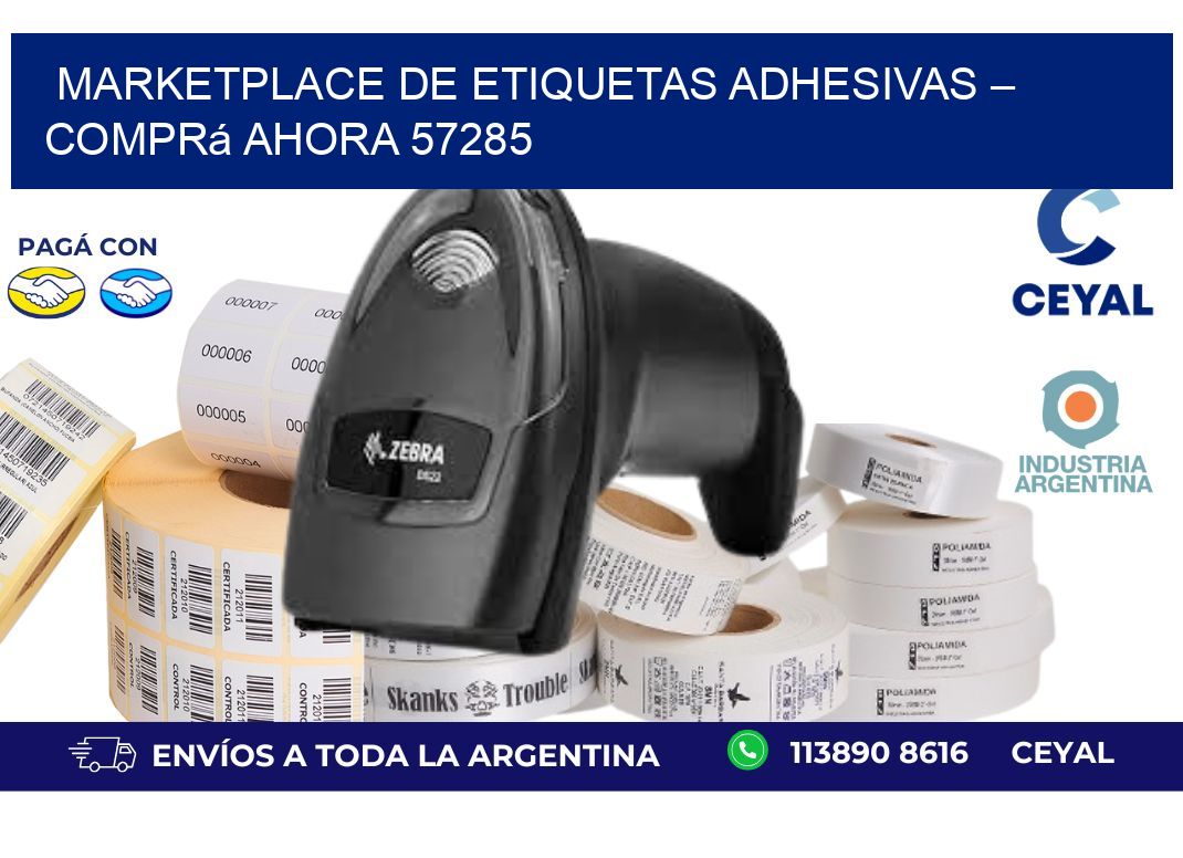 Marketplace de Etiquetas Adhesivas – Comprá Ahora 57285