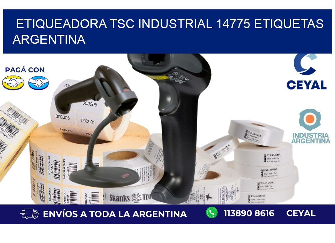etiqueadora tsc industrial 14775 etiquetas argentina