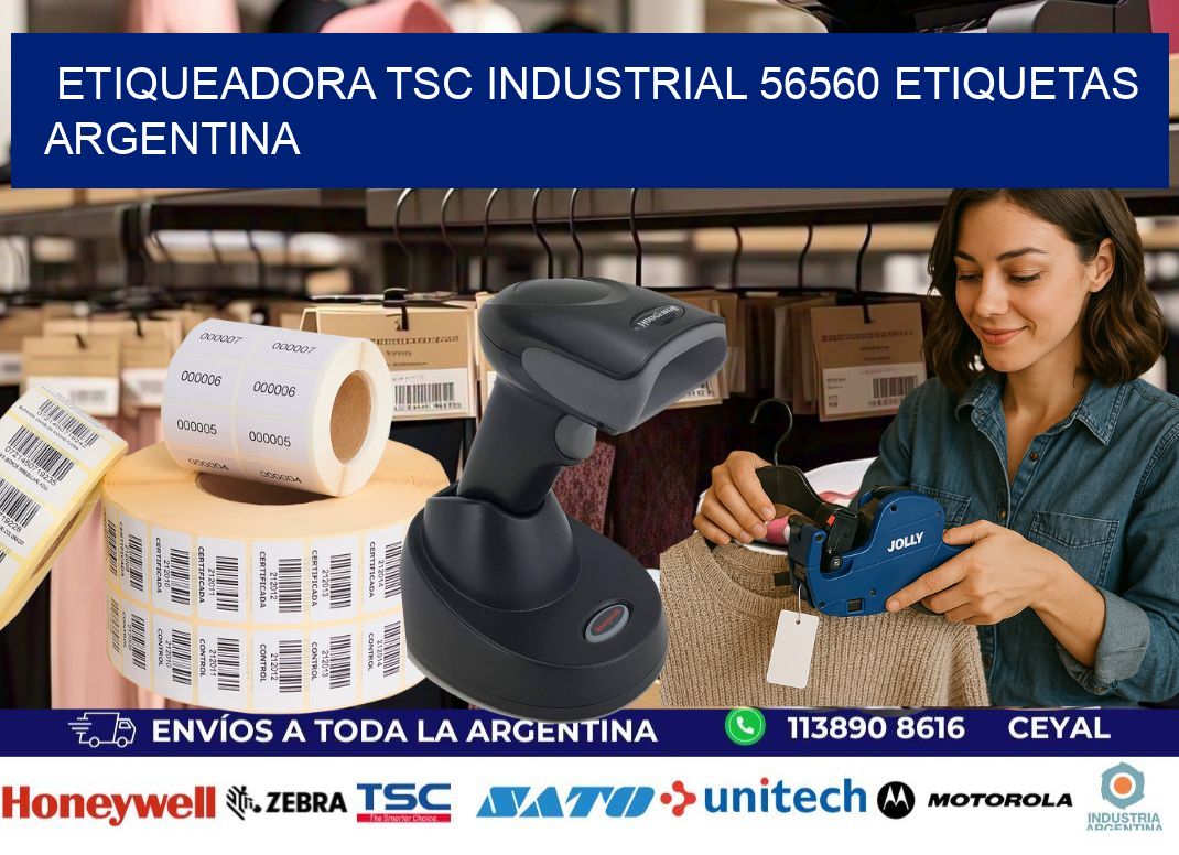 etiqueadora tsc industrial 56560 etiquetas argentina