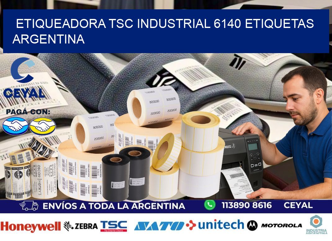 etiqueadora tsc industrial 6140 etiquetas argentina