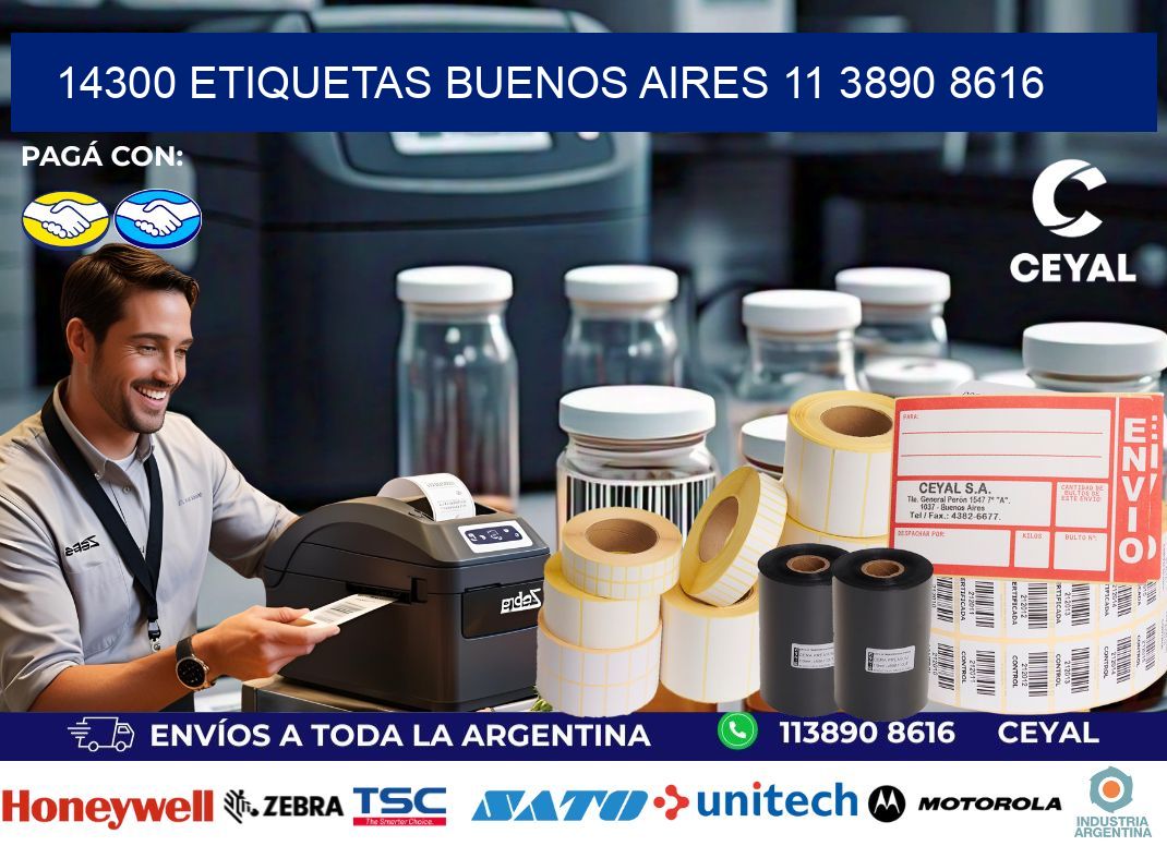 14300 ETIQUETAS BUENOS AIRES 11 3890 8616
