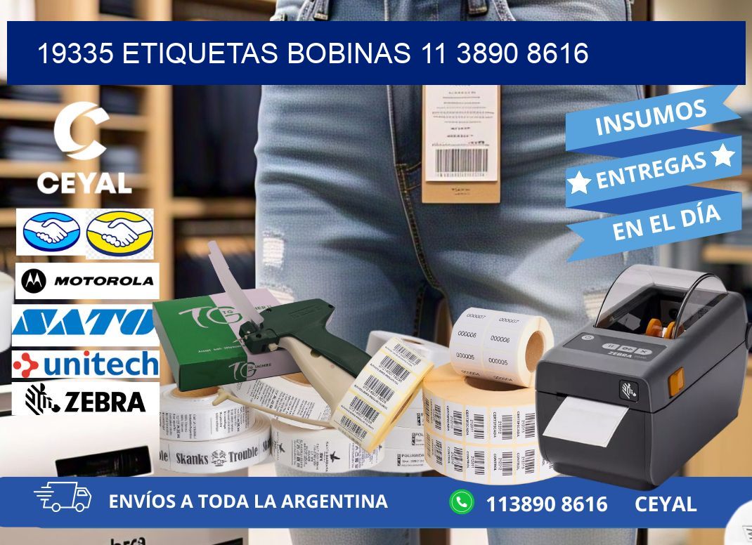 19335 ETIQUETAS BOBINAS 11 3890 8616