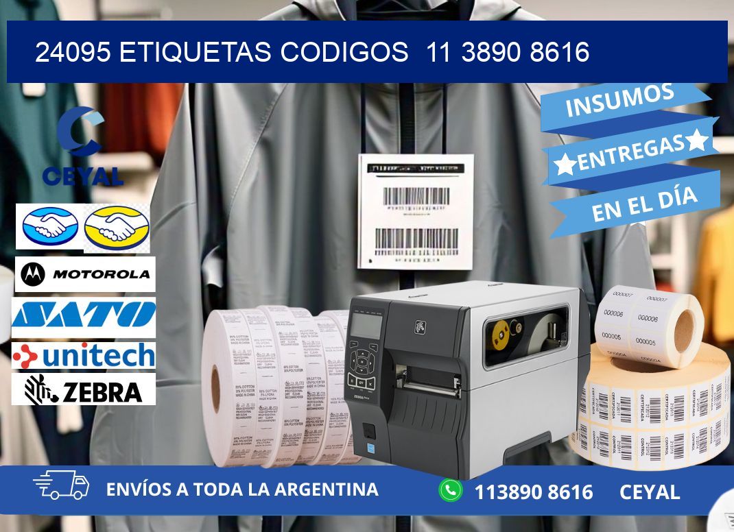 24095 ETIQUETAS CODIGOS  11 3890 8616