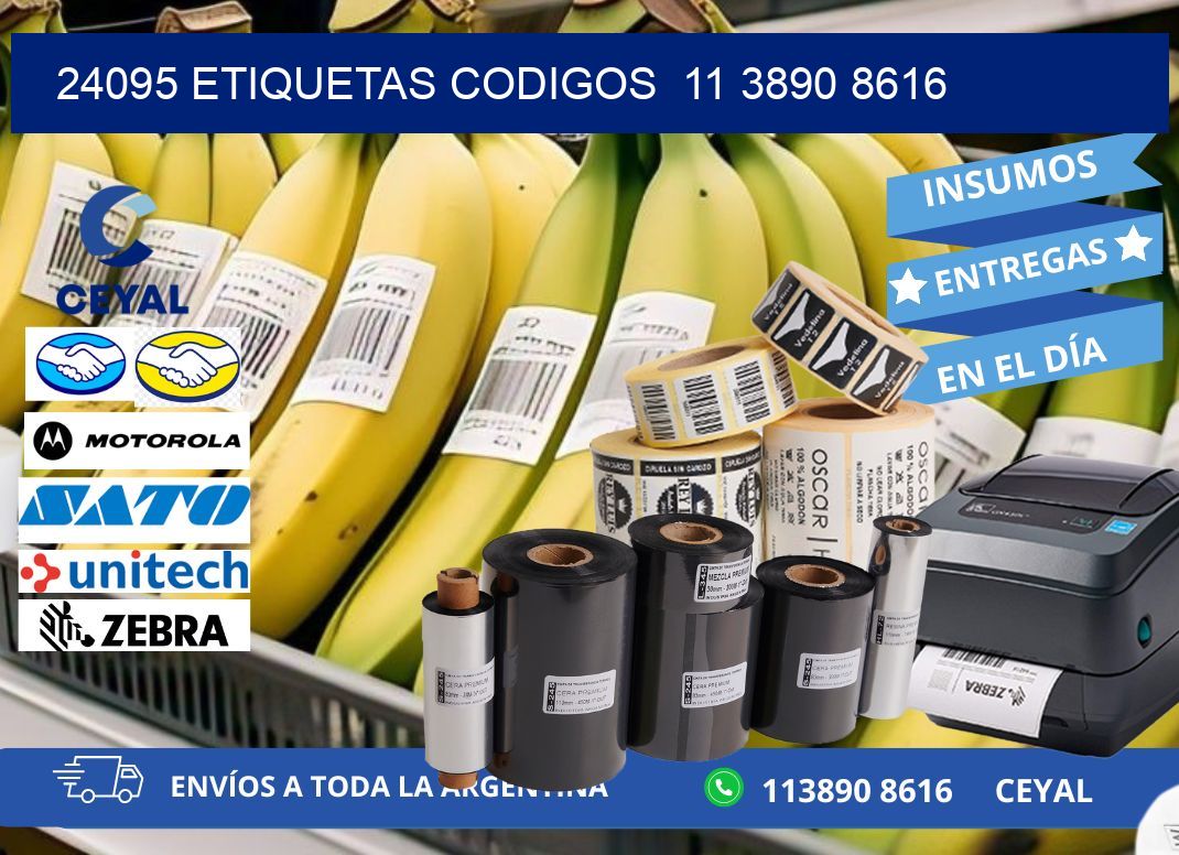 24095 ETIQUETAS CODIGOS  11 3890 8616