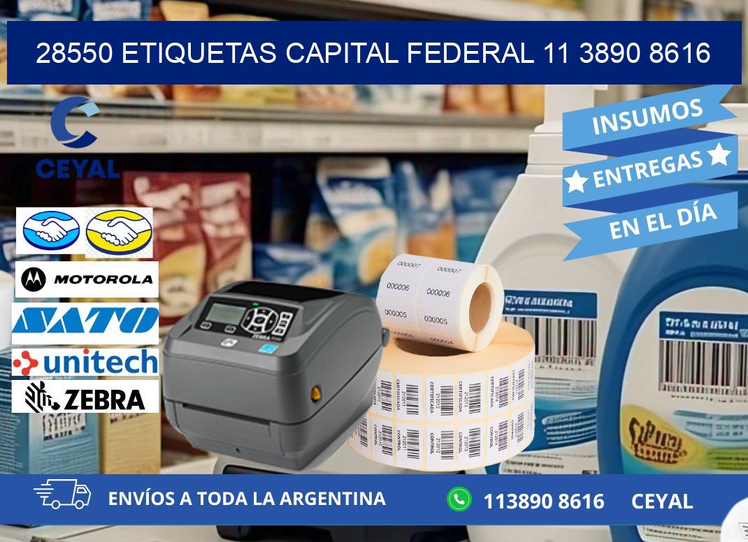 28550 ETIQUETAS CAPITAL FEDERAL 11 3890 8616