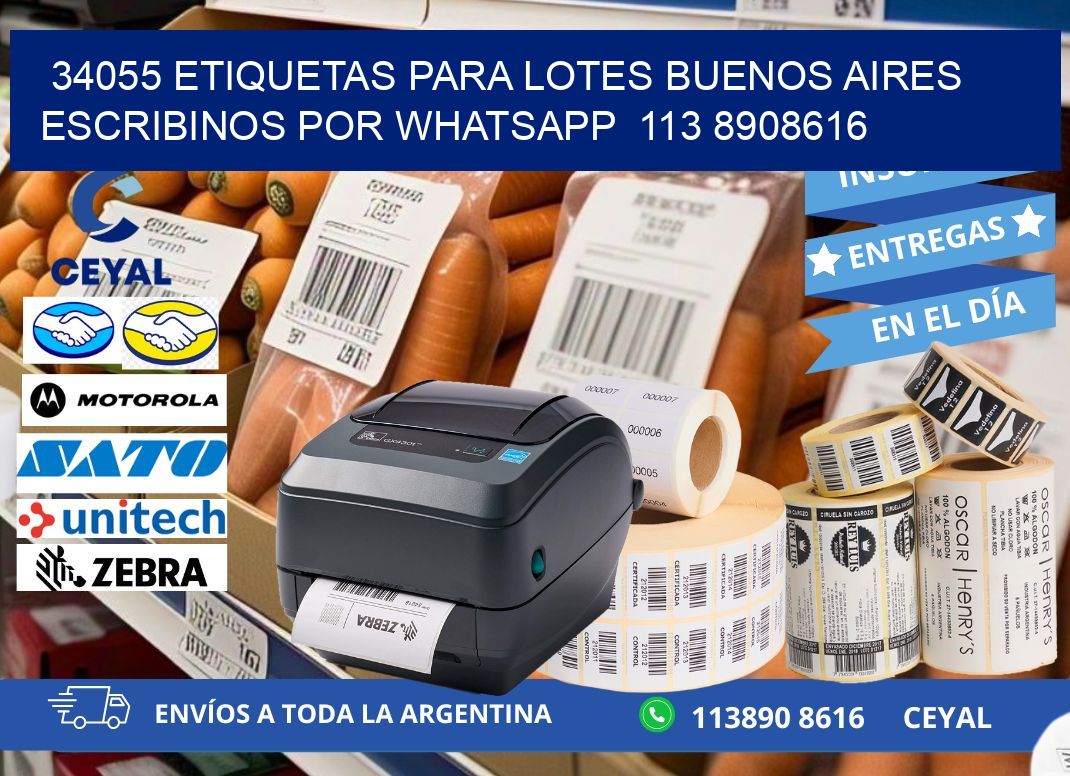 34055 ETIQUETAS PARA LOTES BUENOS AIRES ESCRIBINOS POR WHATSAPP  113 8908616