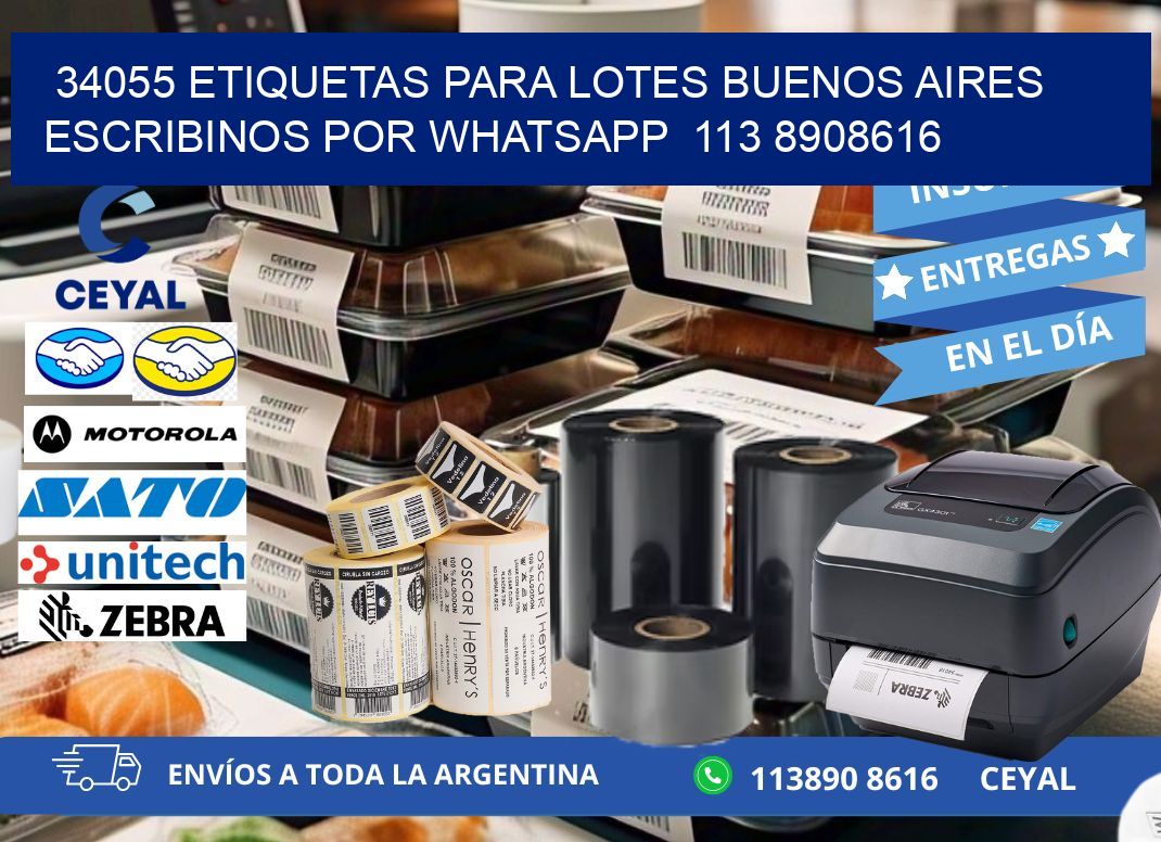 34055 ETIQUETAS PARA LOTES BUENOS AIRES ESCRIBINOS POR WHATSAPP  113 8908616