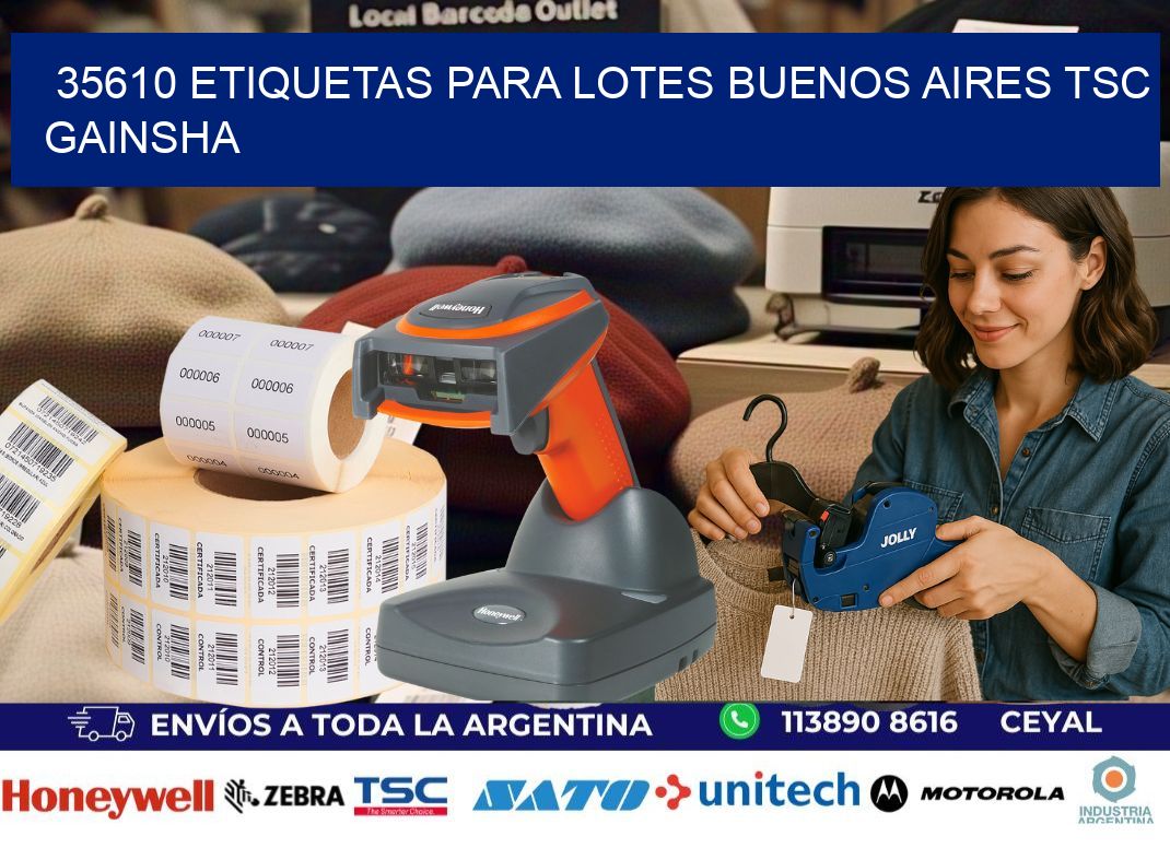 35610 ETIQUETAS PARA LOTES BUENOS AIRES TSC GAINSHA