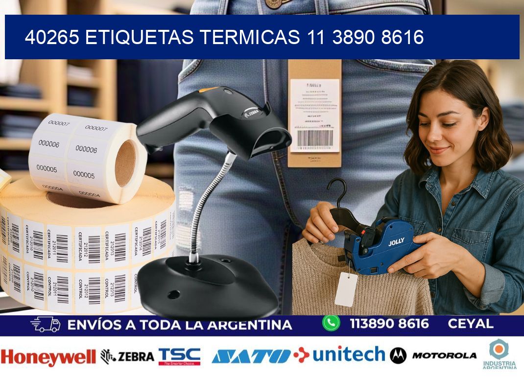 40265 ETIQUETAS TERMICAS 11 3890 8616
