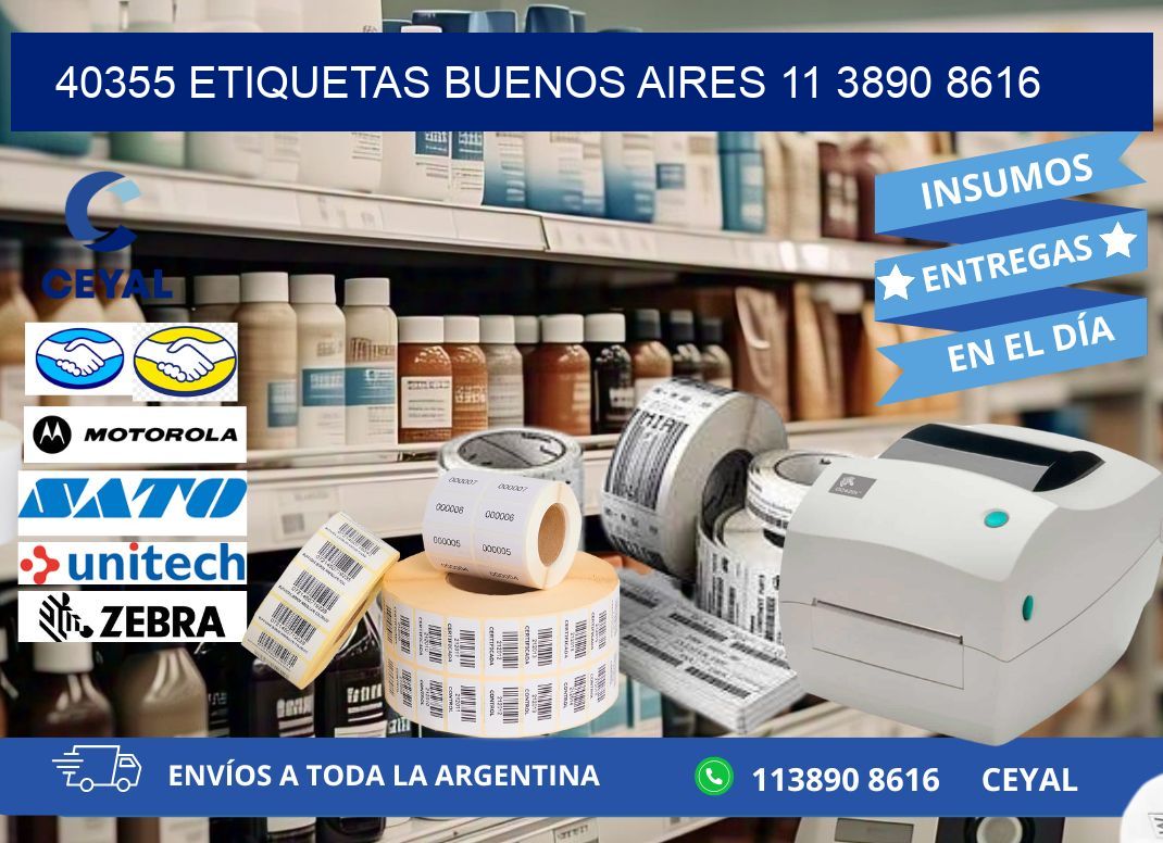 40355 ETIQUETAS BUENOS AIRES 11 3890 8616
