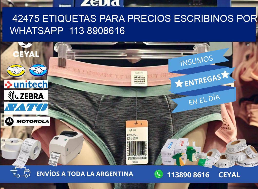 42475 ETIQUETAS PARA PRECIOS ESCRIBINOS POR WHATSAPP  113 8908616