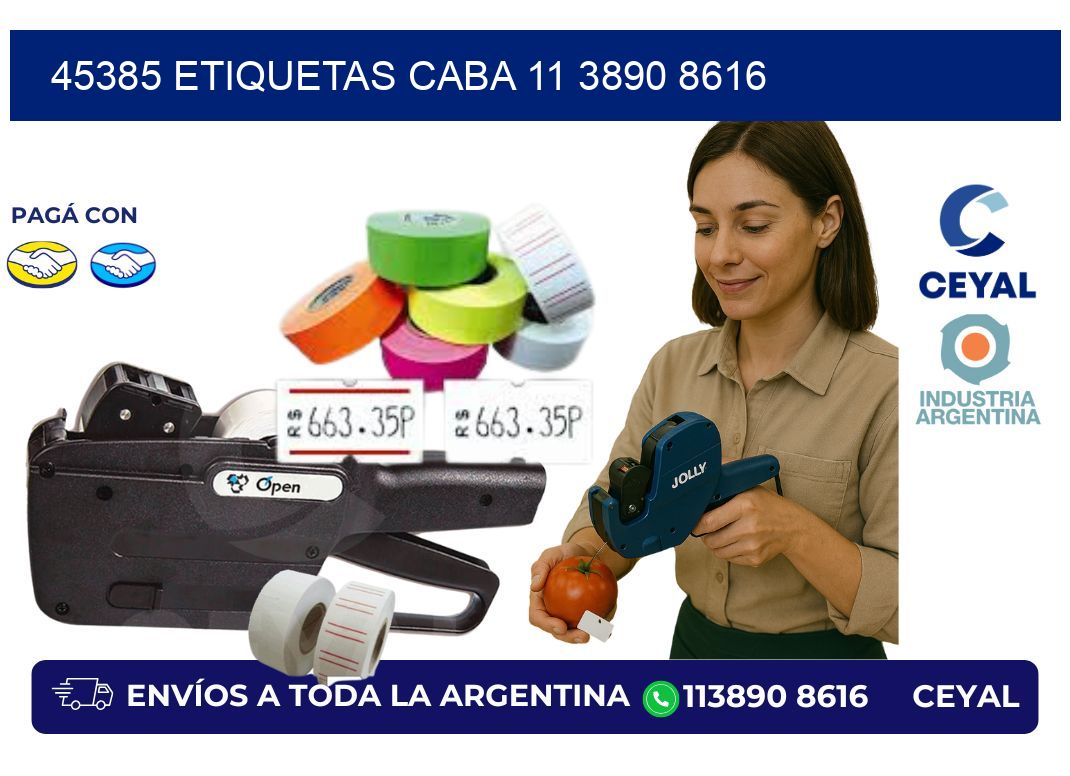 45385 ETIQUETAS CABA 11 3890 8616