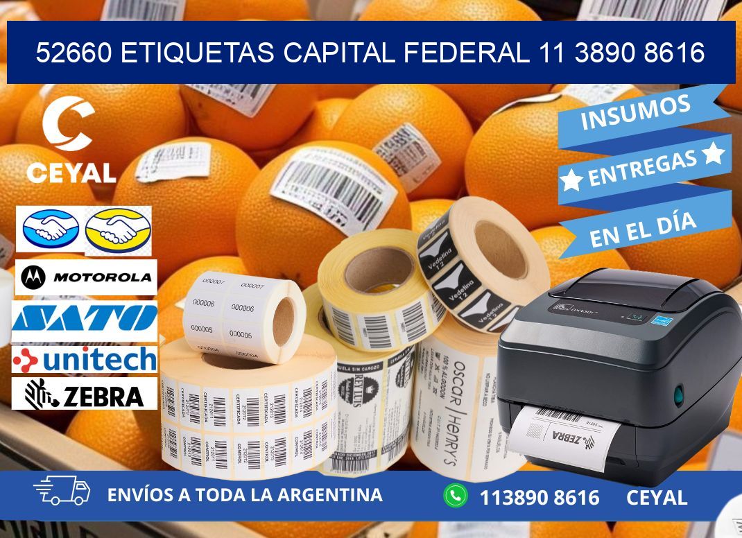 52660 ETIQUETAS CAPITAL FEDERAL 11 3890 8616