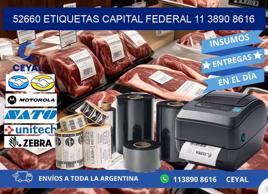 52660 ETIQUETAS CAPITAL FEDERAL 11 3890 8616