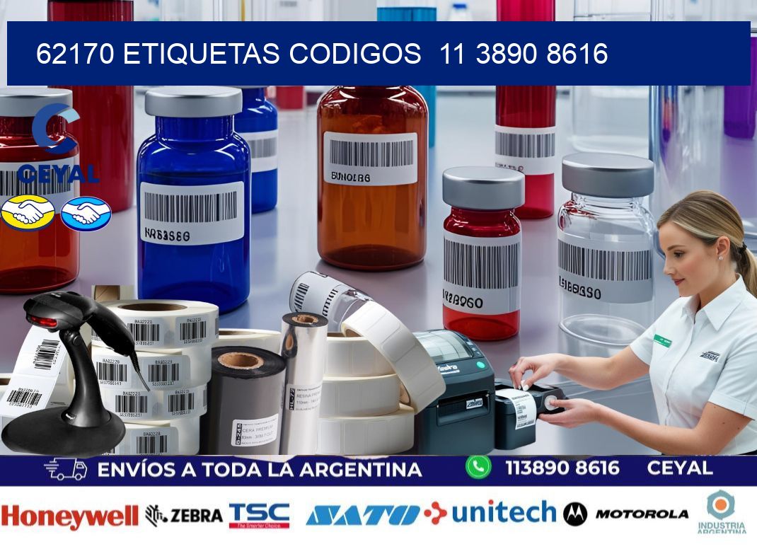 62170 ETIQUETAS CODIGOS  11 3890 8616