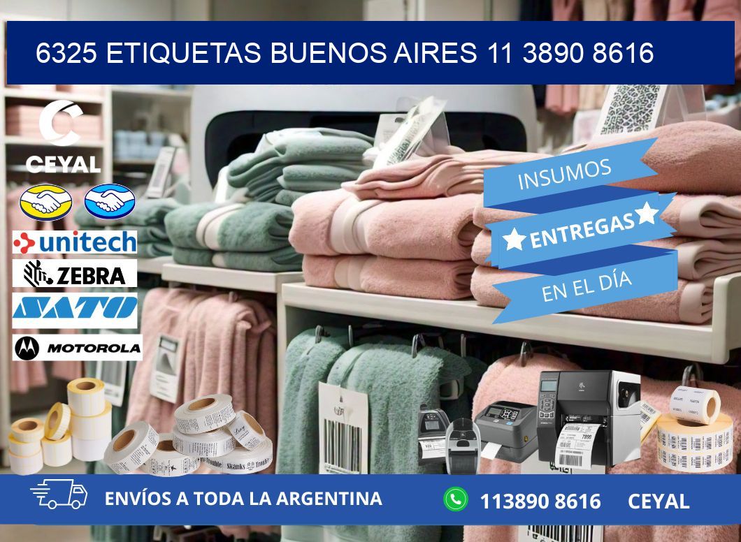 6325 ETIQUETAS BUENOS AIRES 11 3890 8616