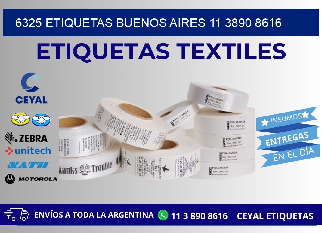 6325 ETIQUETAS BUENOS AIRES 11 3890 8616