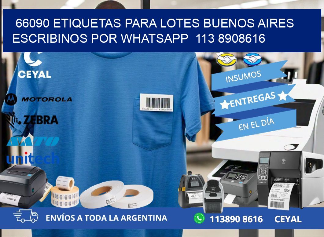 66090 ETIQUETAS PARA LOTES BUENOS AIRES ESCRIBINOS POR WHATSAPP  113 8908616