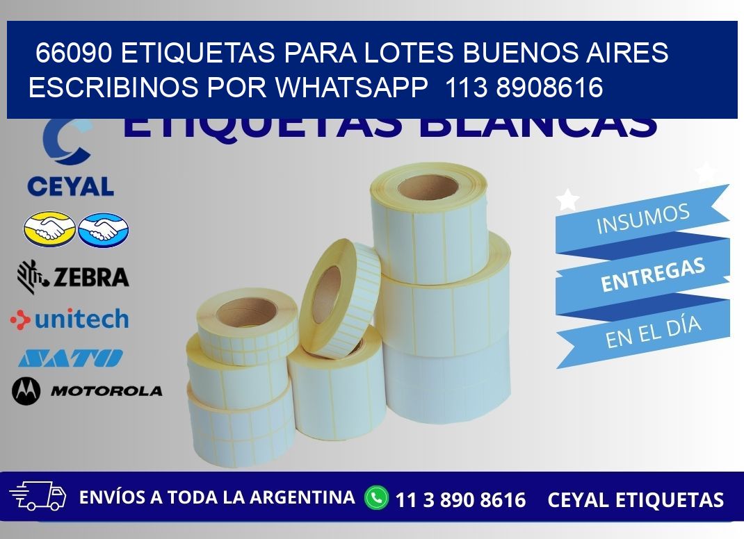 66090 ETIQUETAS PARA LOTES BUENOS AIRES ESCRIBINOS POR WHATSAPP  113 8908616
