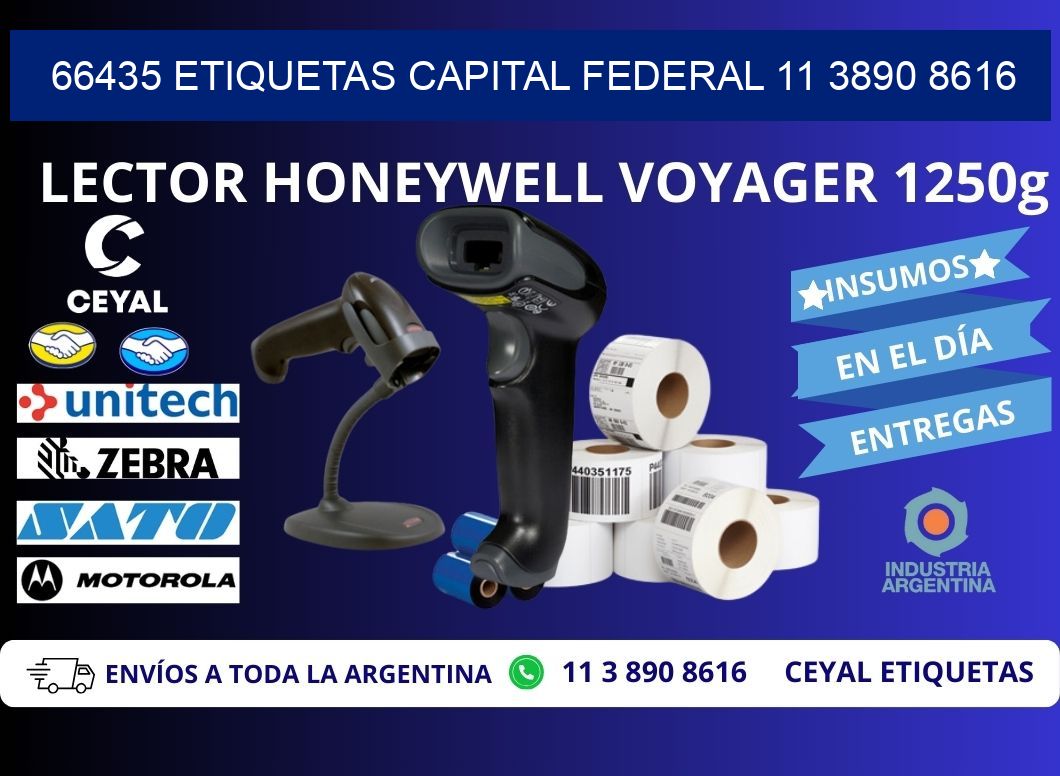 66435 ETIQUETAS CAPITAL FEDERAL 11 3890 8616