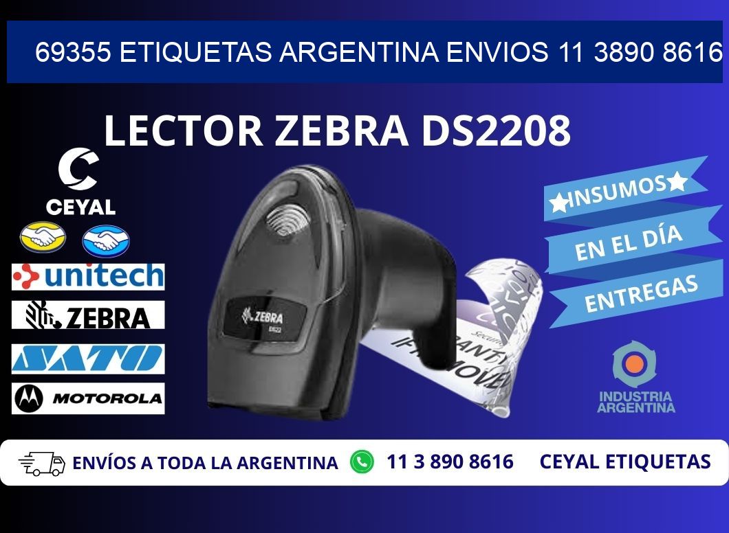 69355 ETIQUETAS ARGENTINA ENVIOS 11 3890 8616