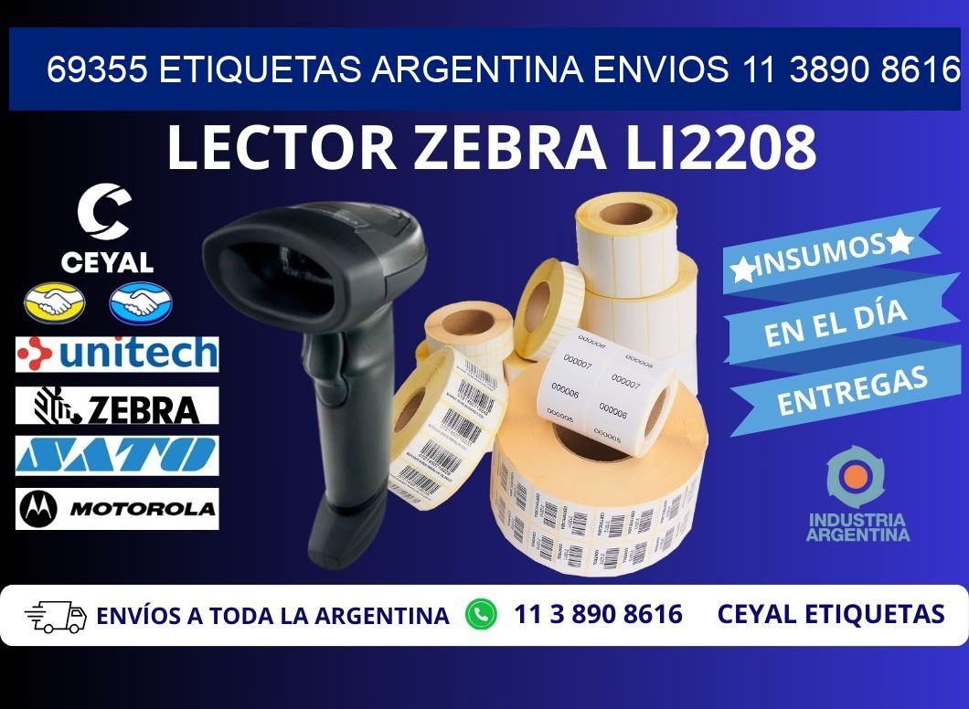 69355 ETIQUETAS ARGENTINA ENVIOS 11 3890 8616