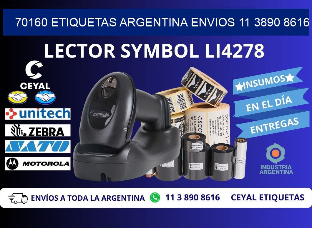 70160 ETIQUETAS ARGENTINA ENVIOS 11 3890 8616