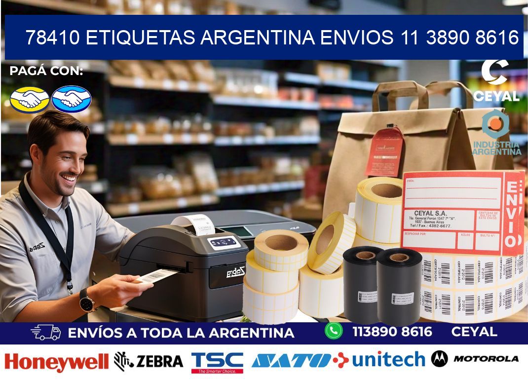 78410 ETIQUETAS ARGENTINA ENVIOS 11 3890 8616