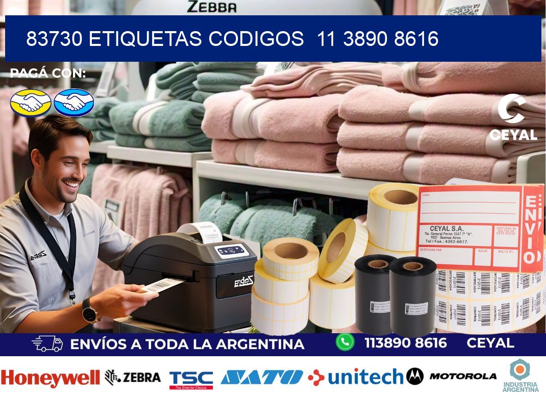 83730 ETIQUETAS CODIGOS  11 3890 8616