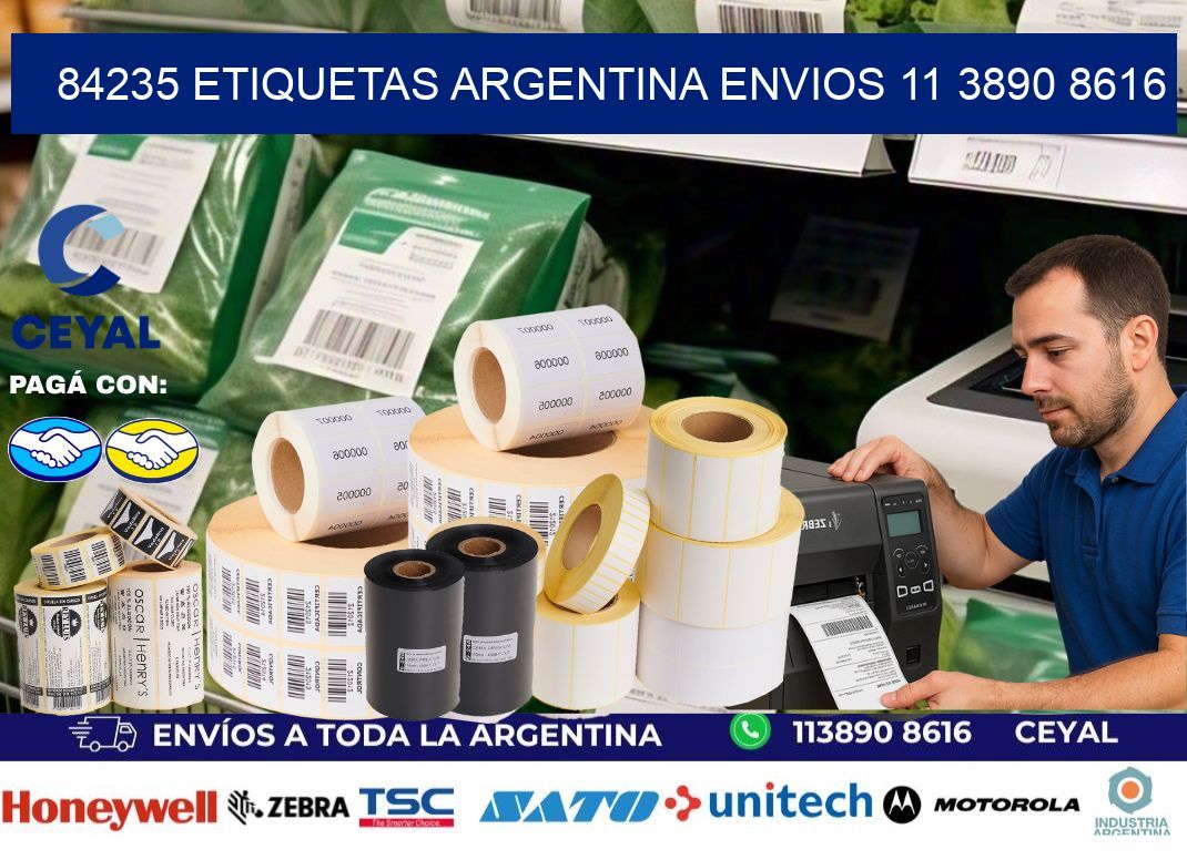 84235 ETIQUETAS ARGENTINA ENVIOS 11 3890 8616