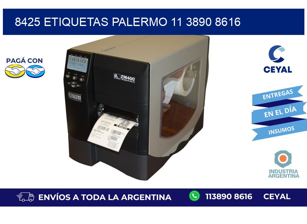 8425 ETIQUETAS PALERMO 11 3890 8616