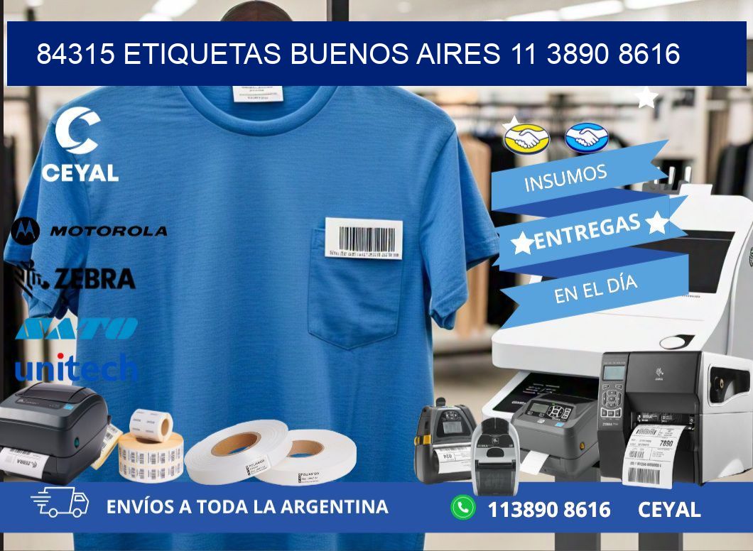 84315 ETIQUETAS BUENOS AIRES 11 3890 8616
