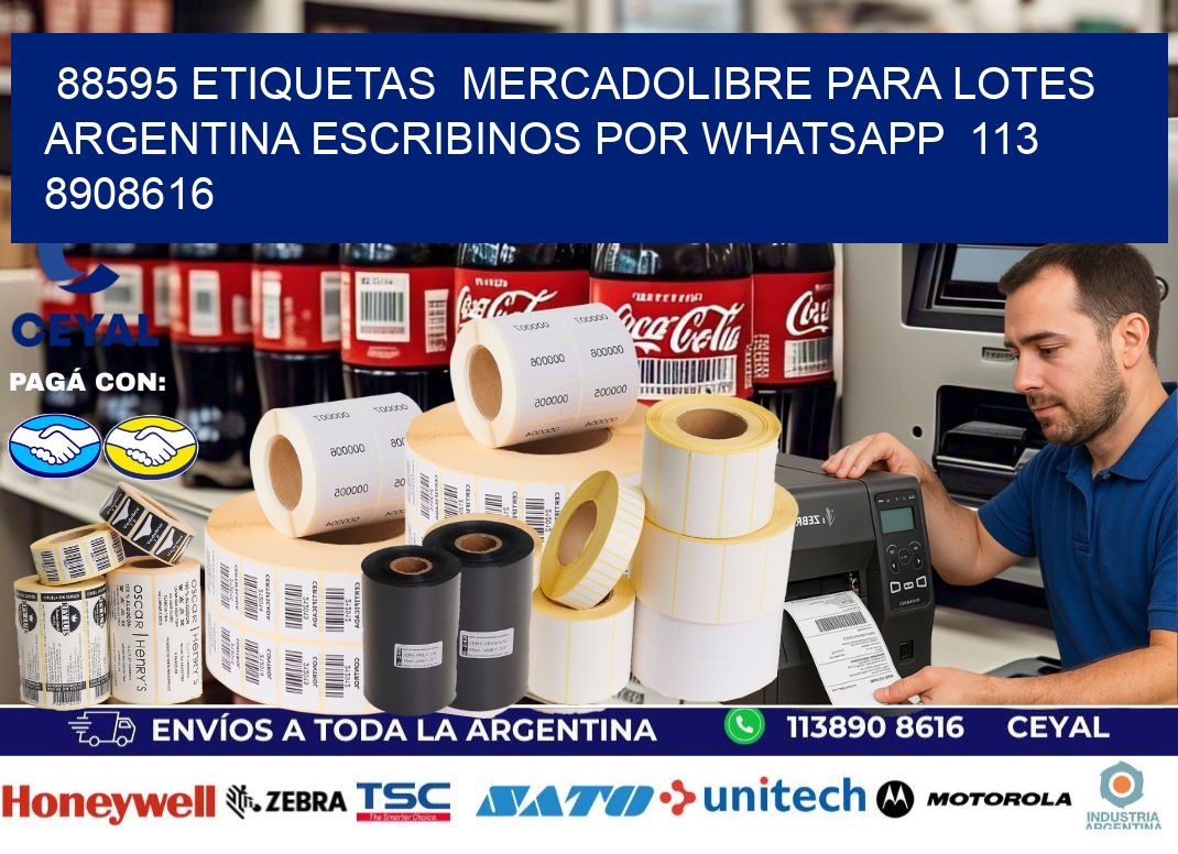 88595 ETIQUETAS  MERCADOLIBRE PARA LOTES ARGENTINA ESCRIBINOS POR WHATSAPP  113 8908616