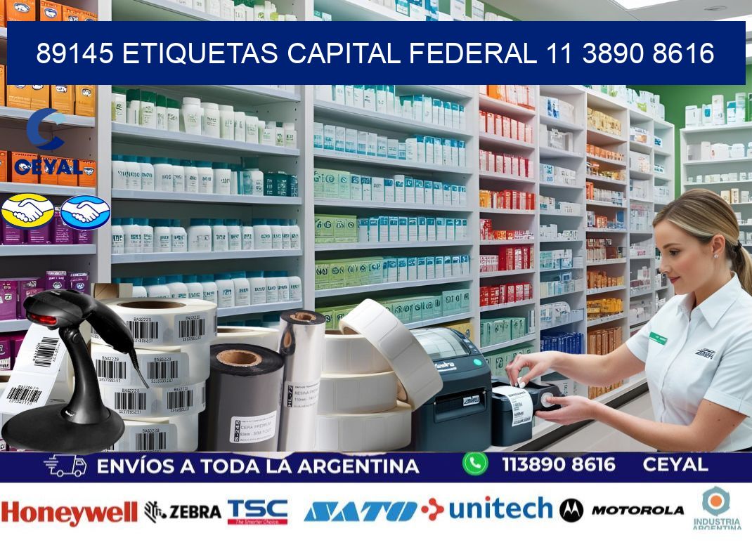 89145 ETIQUETAS CAPITAL FEDERAL 11 3890 8616