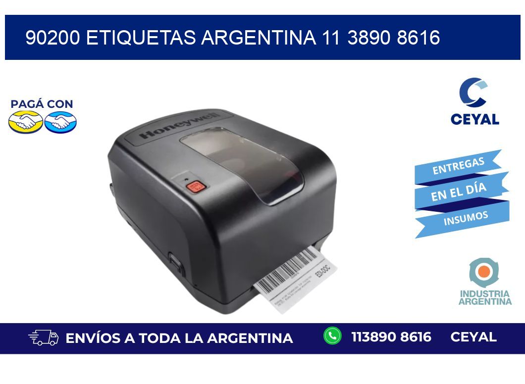90200 ETIQUETAS ARGENTINA 11 3890 8616