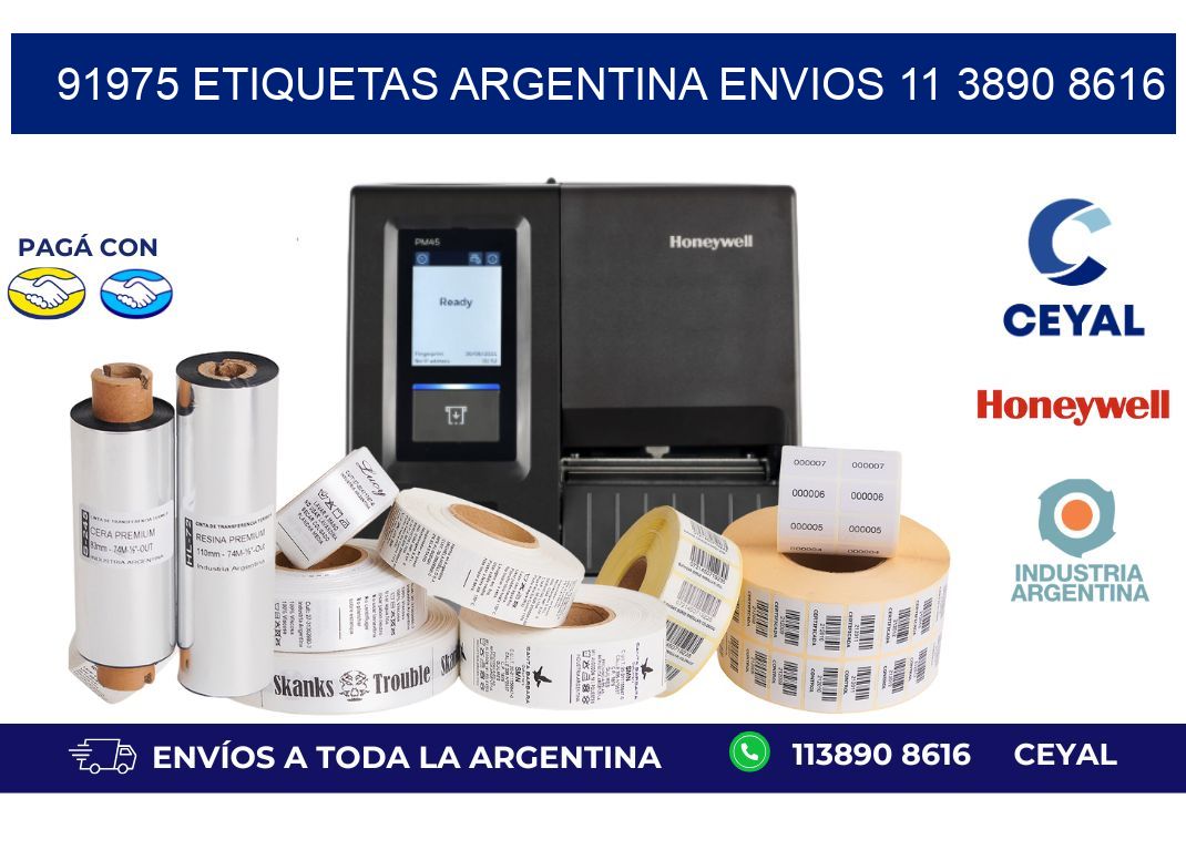 91975 ETIQUETAS ARGENTINA ENVIOS 11 3890 8616