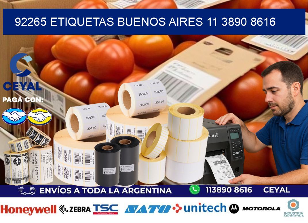 92265 ETIQUETAS BUENOS AIRES 11 3890 8616