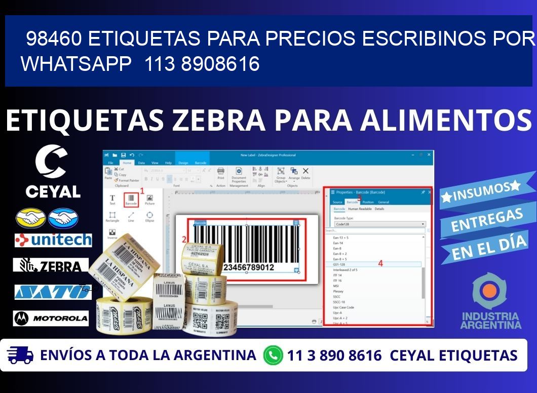 98460 ETIQUETAS PARA PRECIOS ESCRIBINOS POR WHATSAPP  113 8908616