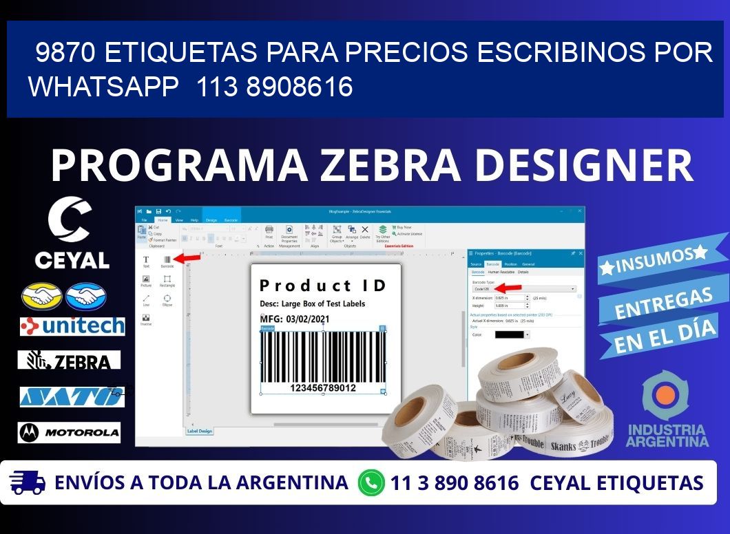 9870 ETIQUETAS PARA PRECIOS ESCRIBINOS POR WHATSAPP 113 8908616