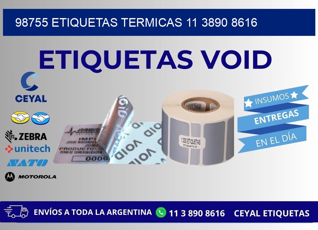 98755 ETIQUETAS TERMICAS 11 3890 8616