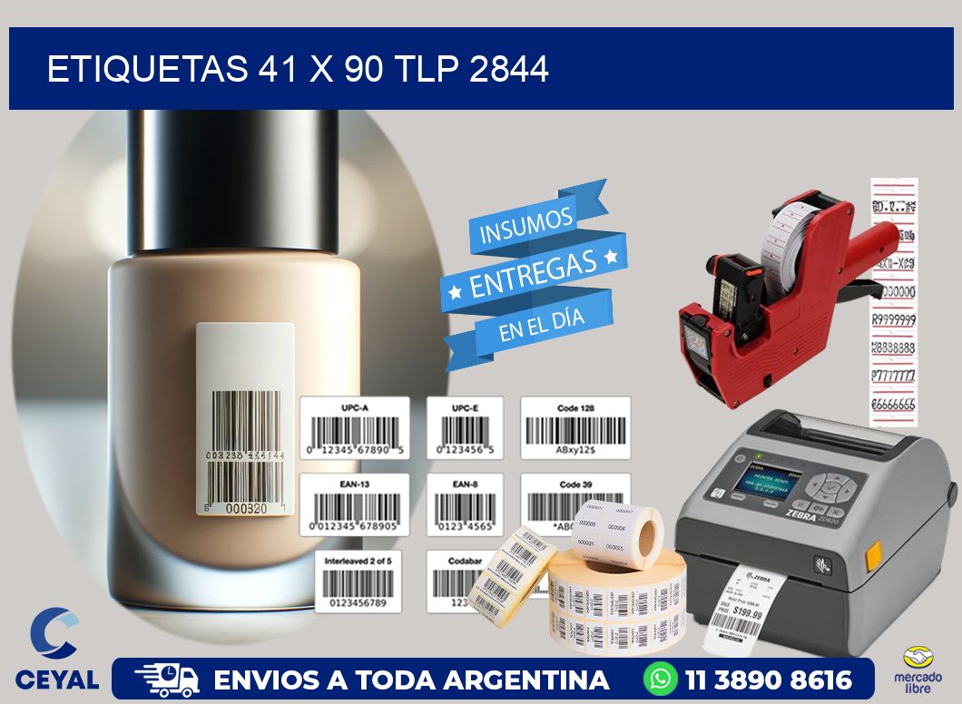 ETIQUETAS 41 x 90 TLP 2844
