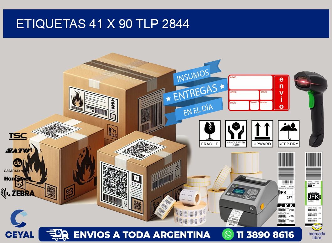 ETIQUETAS 41 x 90 TLP 2844