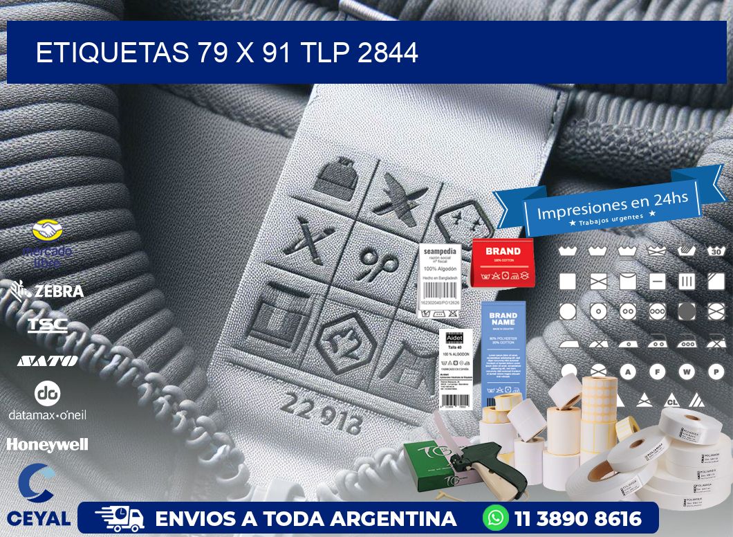 ETIQUETAS 79 x 91 TLP 2844