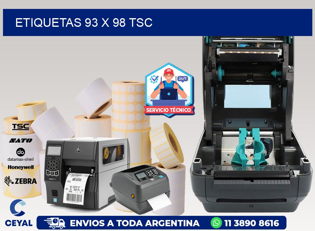ETIQUETAS 93 x 98 TSC