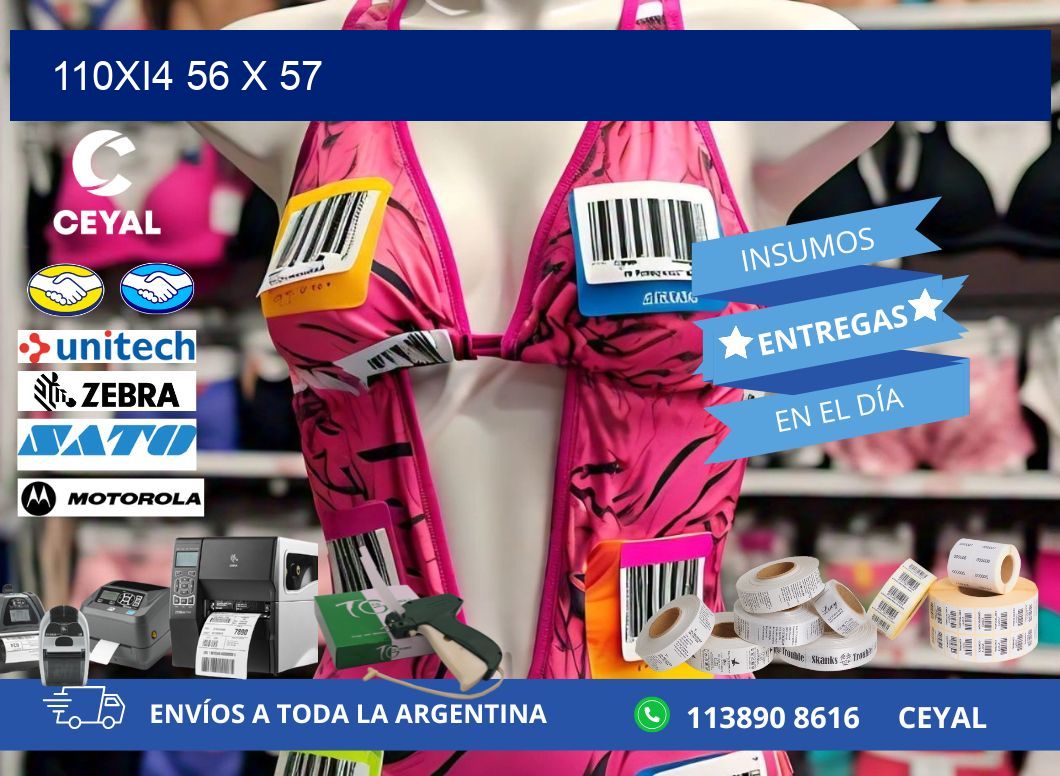 110Xi4 56 x 57