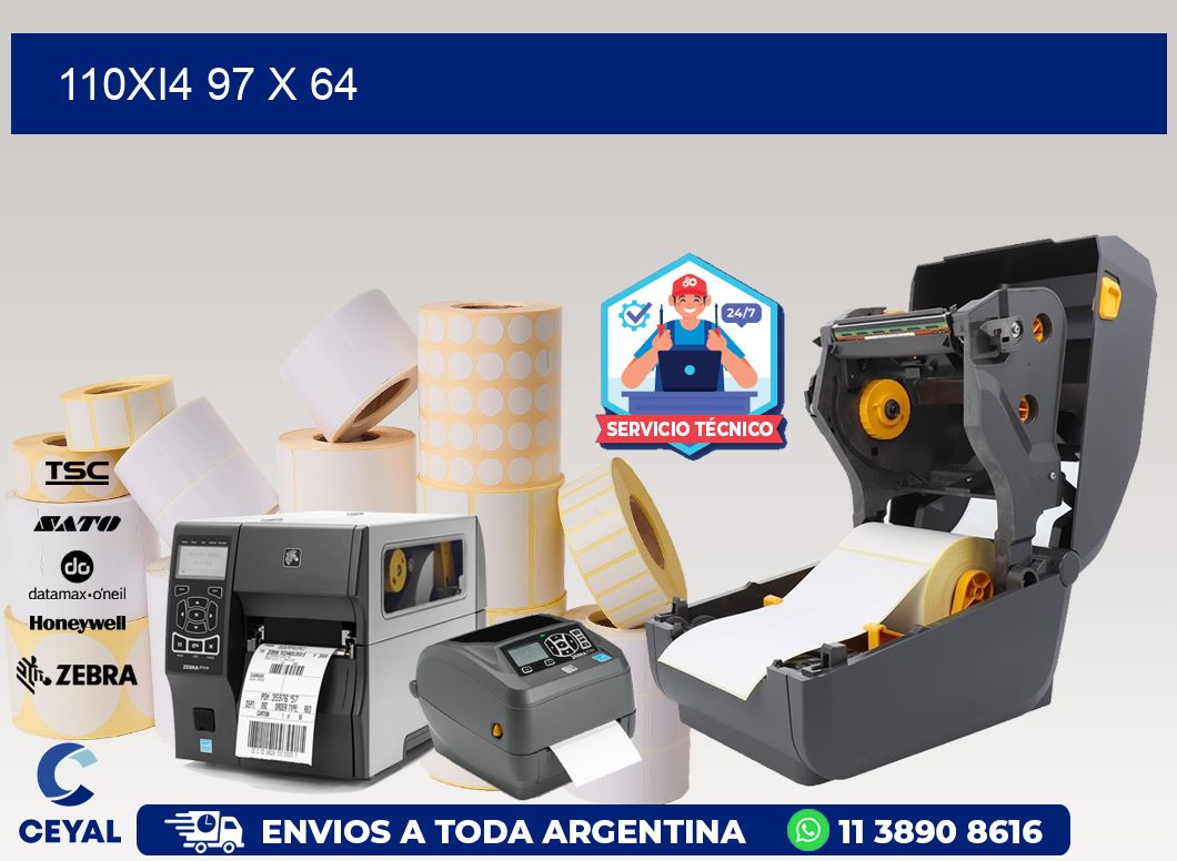 110Xi4 97 x 64