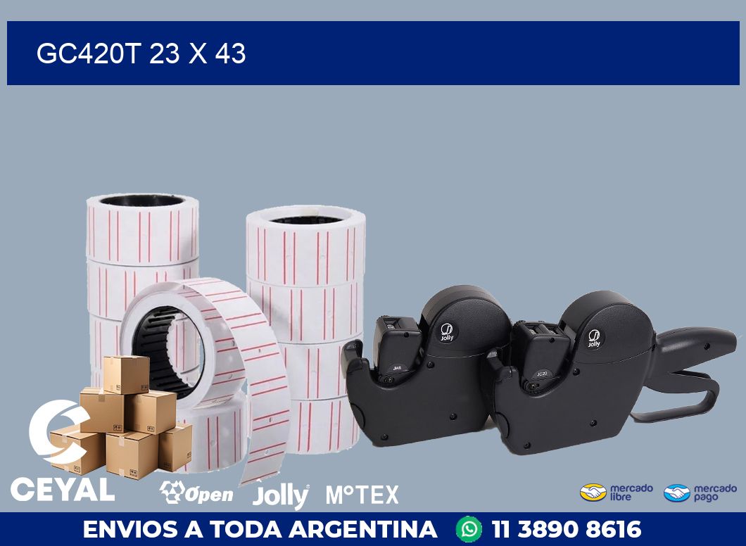 GC420T 23 x 43