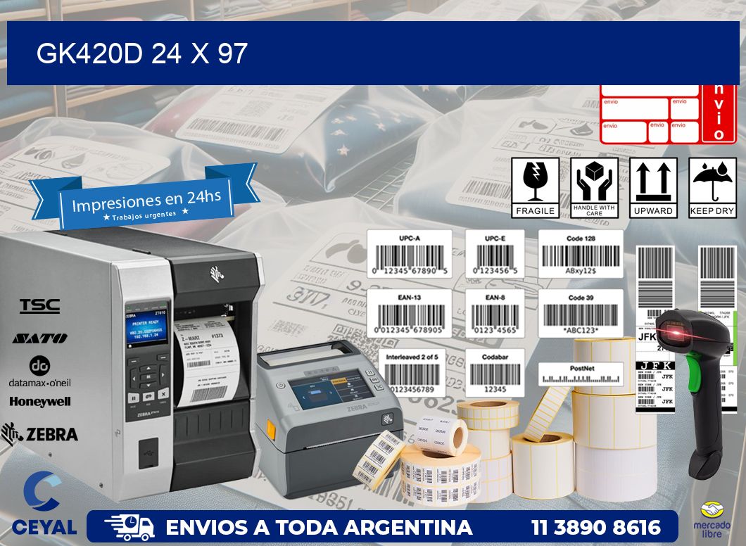 GK420D 24 x 97