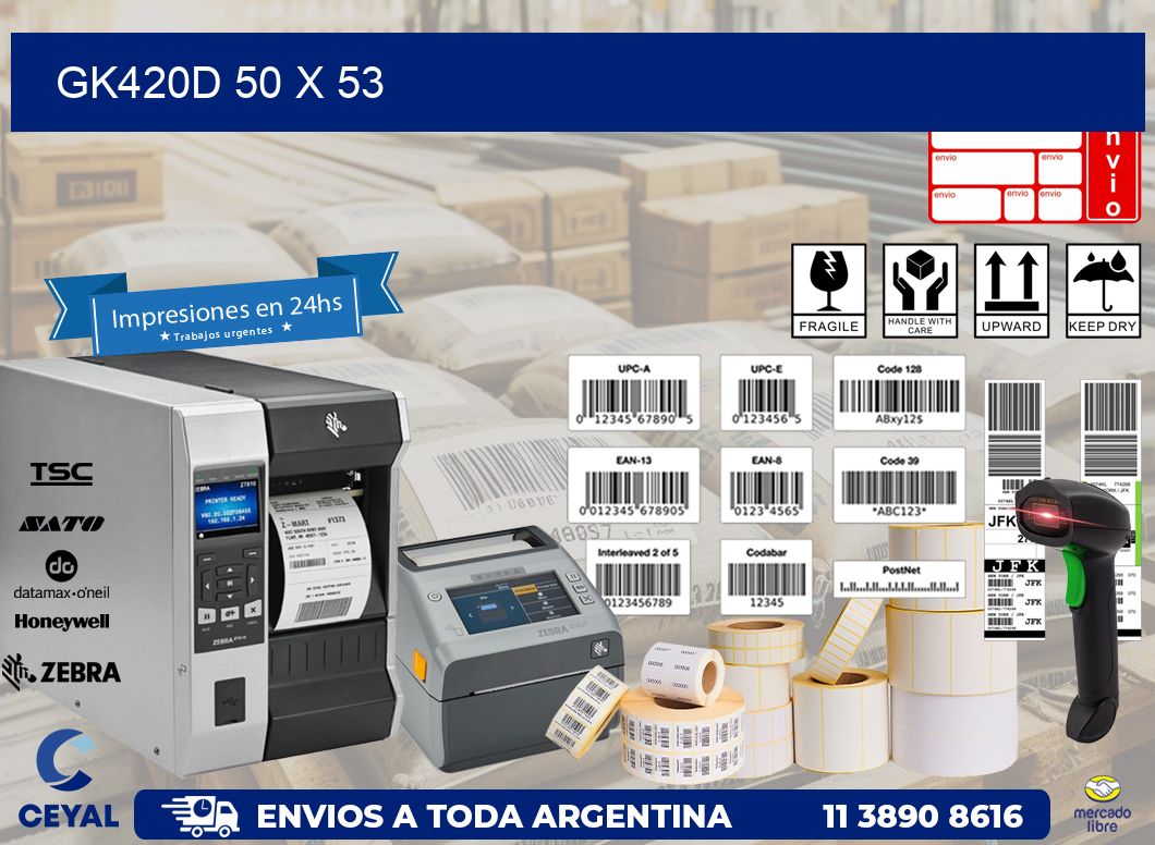 GK420D 50 x 53